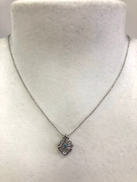 K18WG パライバトルマリン ネックレス – 株式会社フイッシュランド