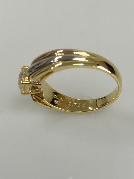 K18/PG/PT900 ダイヤモンド リング – 株式会社フイッシュランド エコジェイ