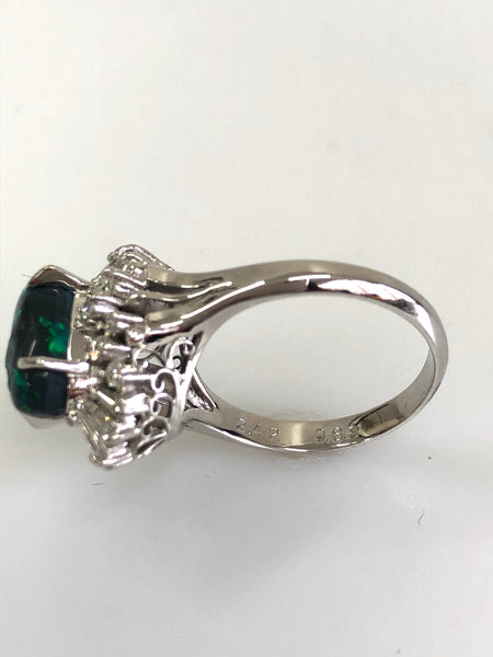 K18YG ブラックオパール　2.393 ダイヤモンド　0.40 リング　指輪