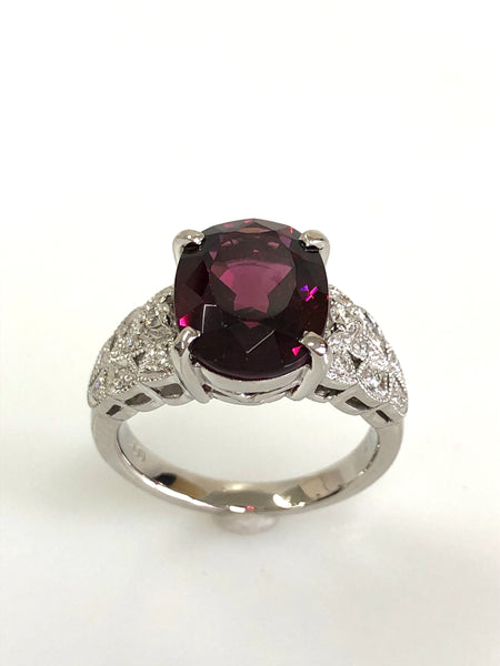 PT ガーネット リング 4.19CT