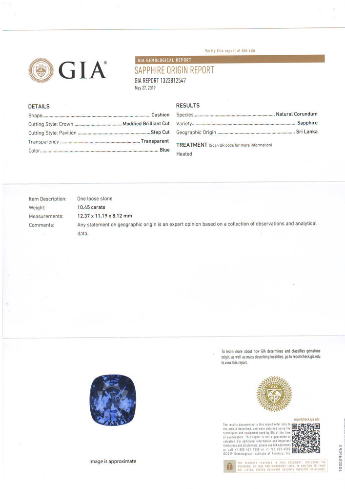 PT900/850 サファイヤ ネックレス GIA Sri Lanka