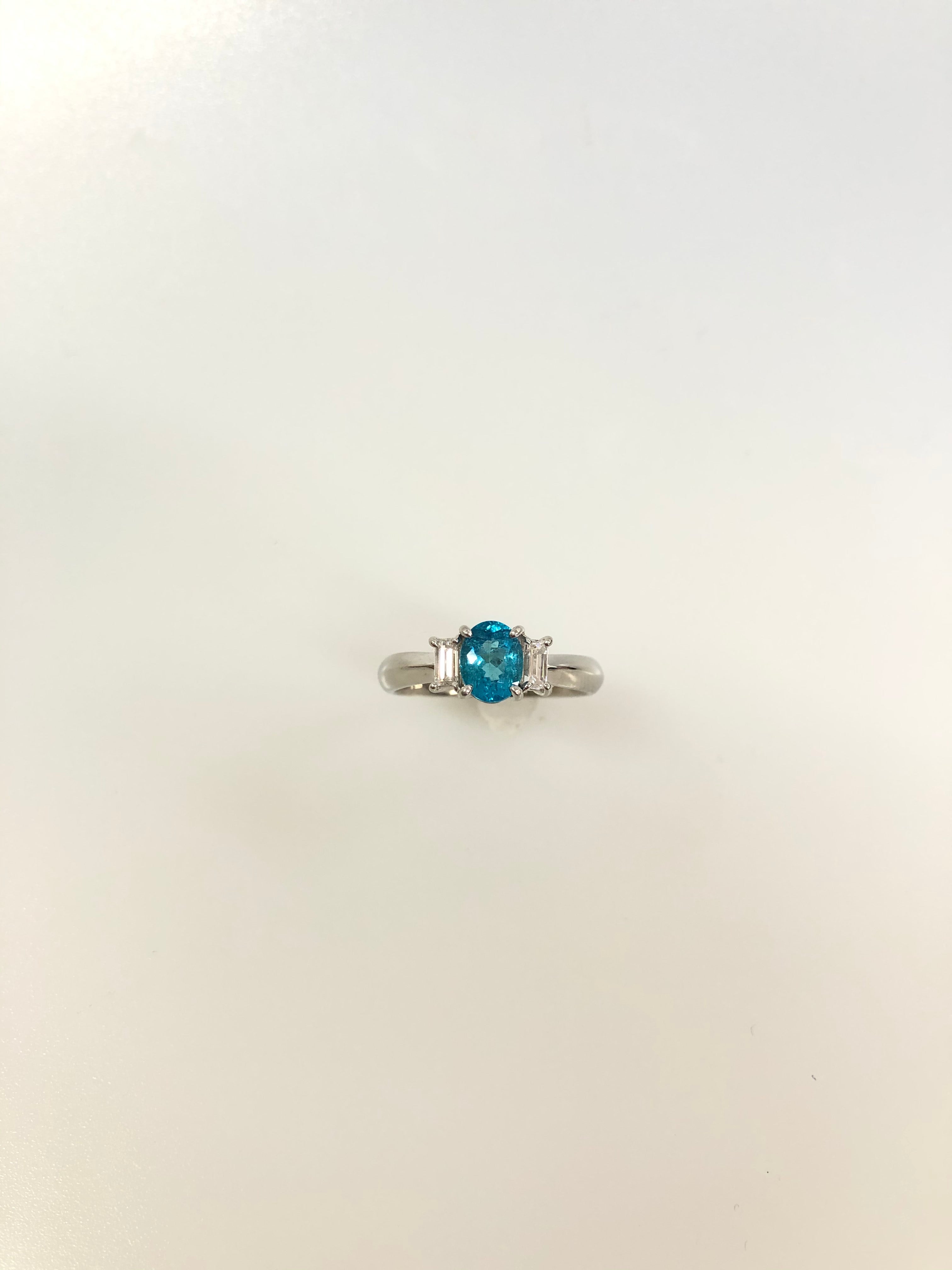 pt900　パライバトルマリン　リング Pt900モザンビーク産パライバトルマリンリング2.69ct | jewelry